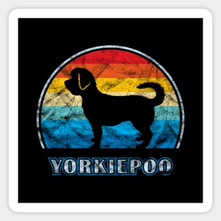 Yorkiepoo Vintage Design Dog Sticker